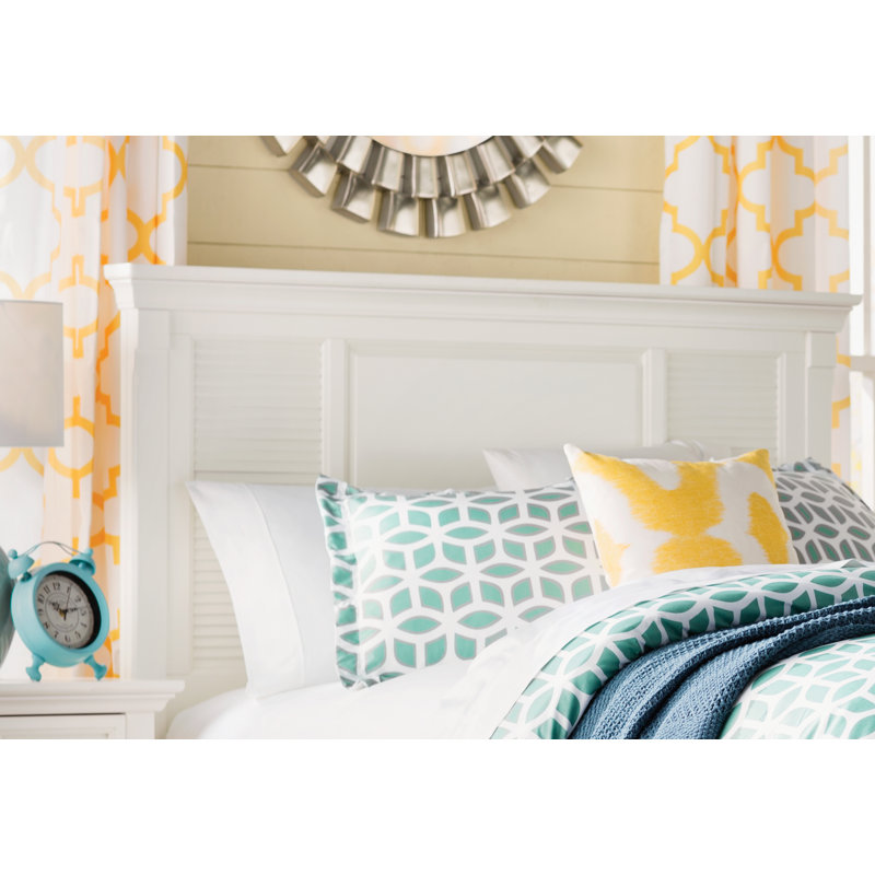 Birch Lane™ Onyx Shutter Panel Bed, White & Reviews Wayfair